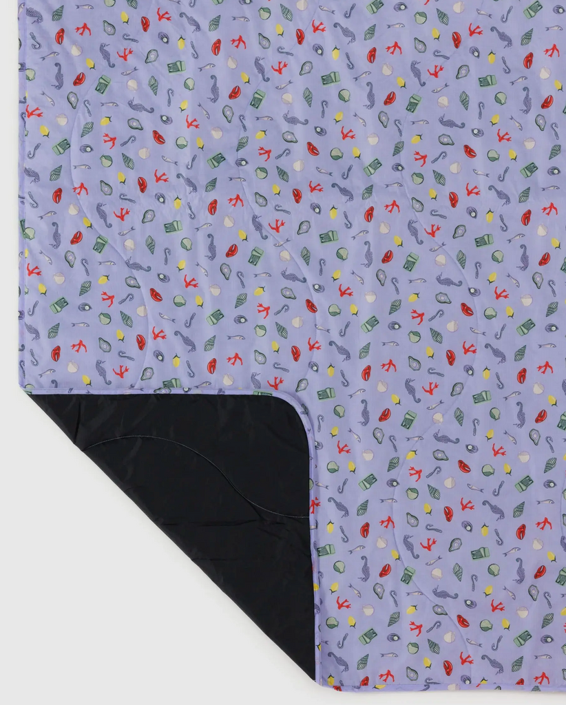 Baggu Puffy Picnic Blanket Sea Charms