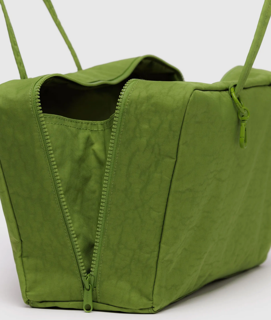 Baggu Medium Nylon Bowler Bag Green Juice