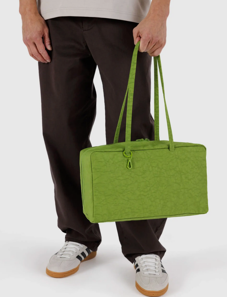 Baggu Medium Nylon Bowler Bag Green Juice