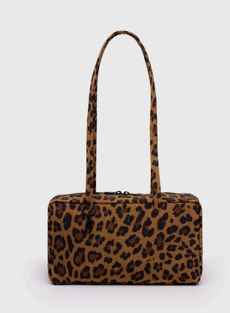 Baggu Nylon Bowler Bag Leopard
