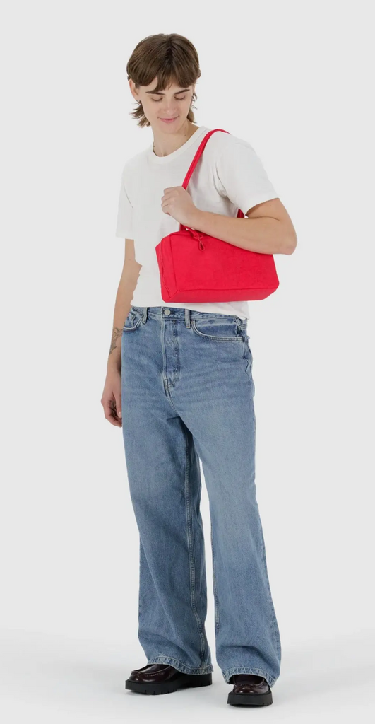 Baggu Nylon Bowler Bag Candy Apple