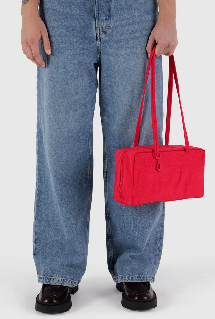 Baggu Nylon Bowler Bag Candy Apple