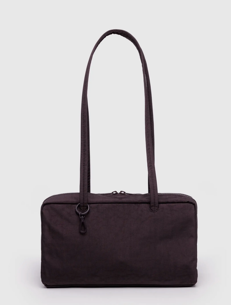 Baggu Nylon Bowler Bag Chocolate Plum