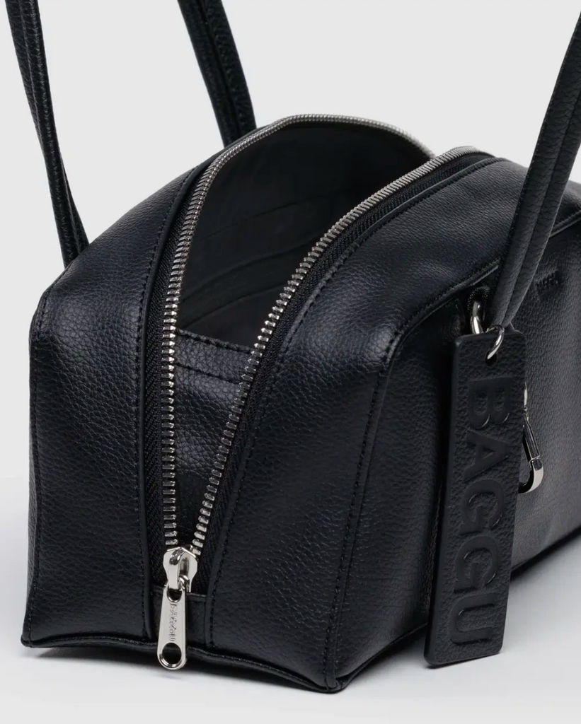 Baggu Small Recycled Leather Bowler Bag