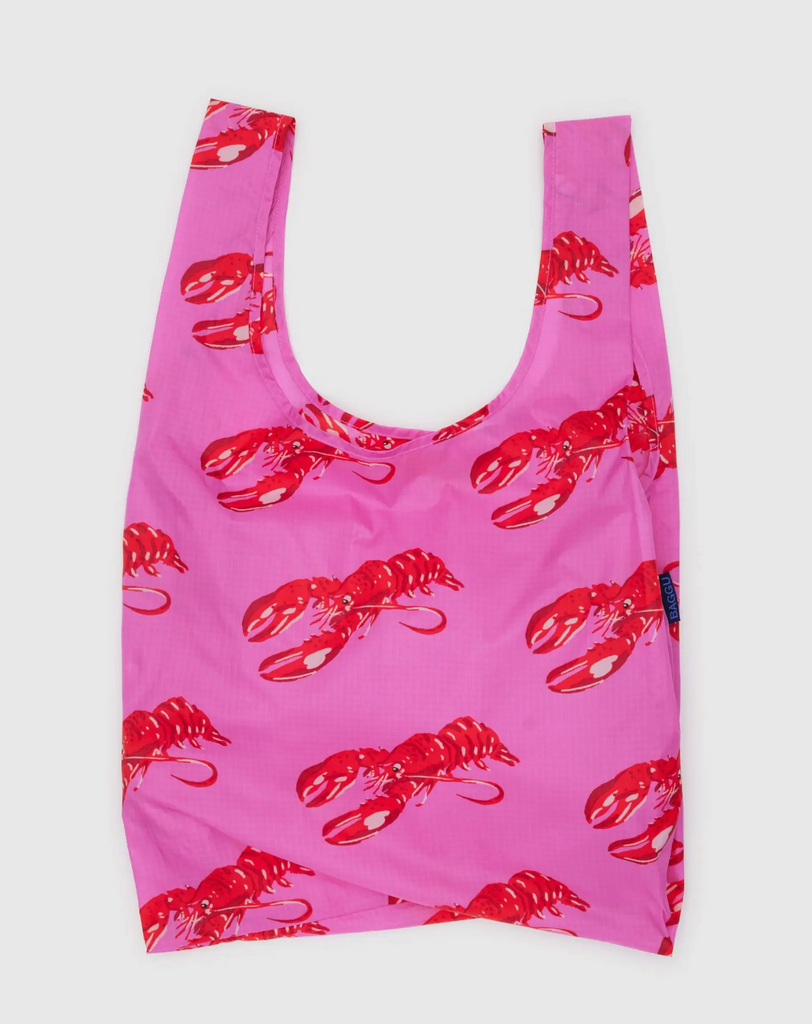 Reusable Standard Baggu Pink Lobster
