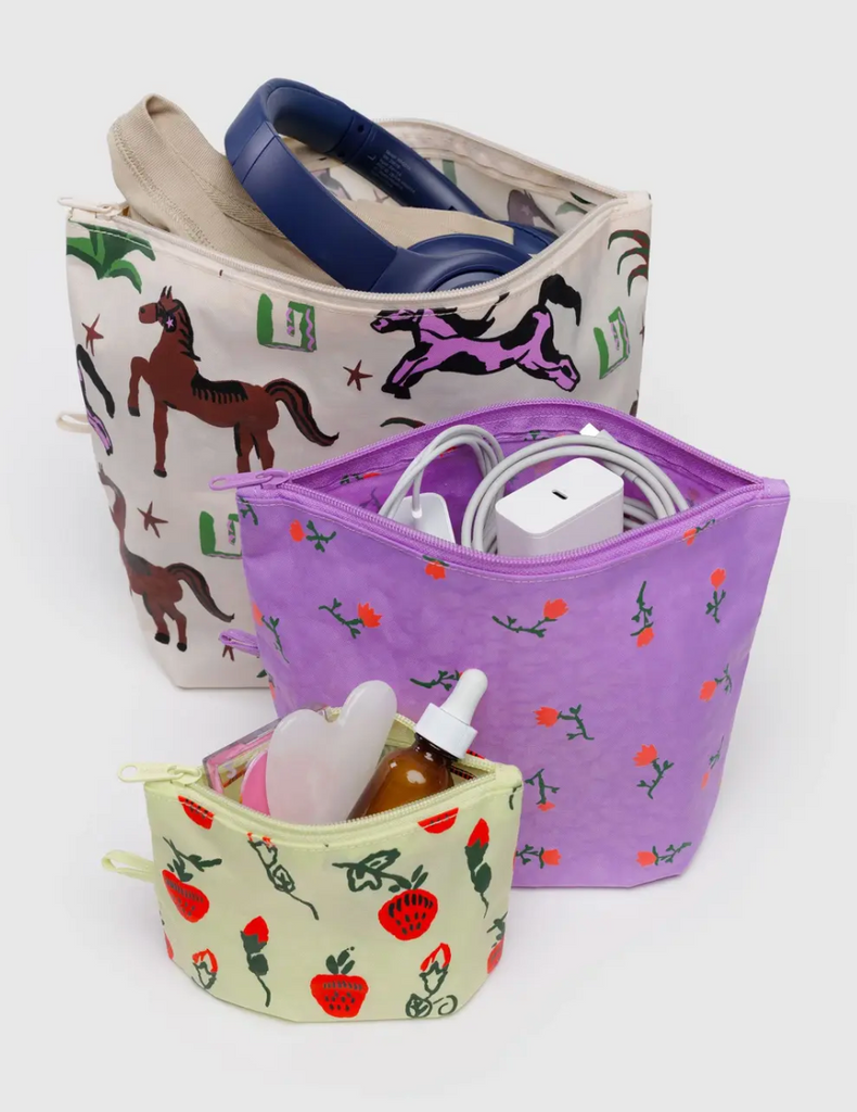 Baggu Go Pouch Set Painted Prairie