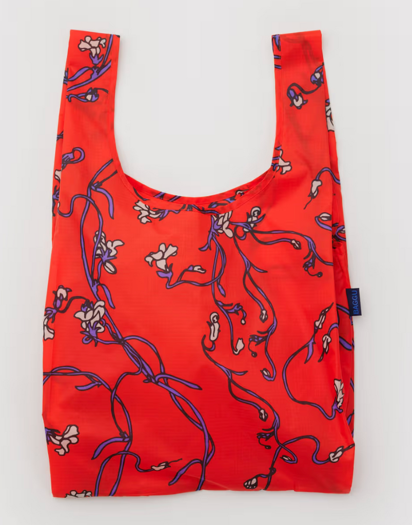 Standard Baggu red snapdragon