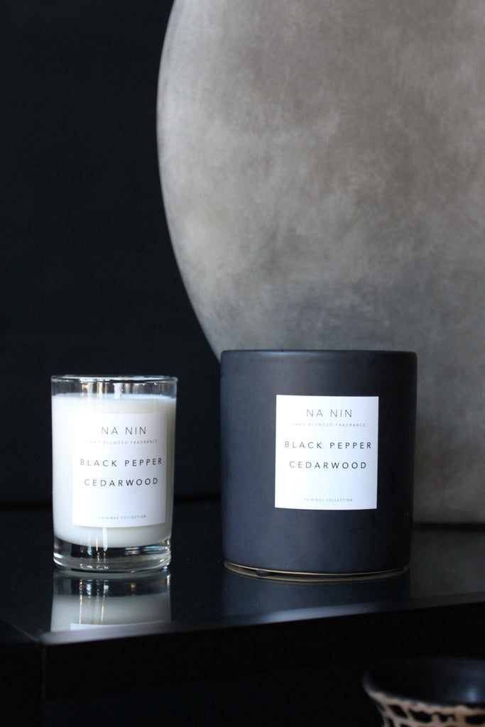 Na Nin - Black Pepper & Cedarwood Candle 5oz