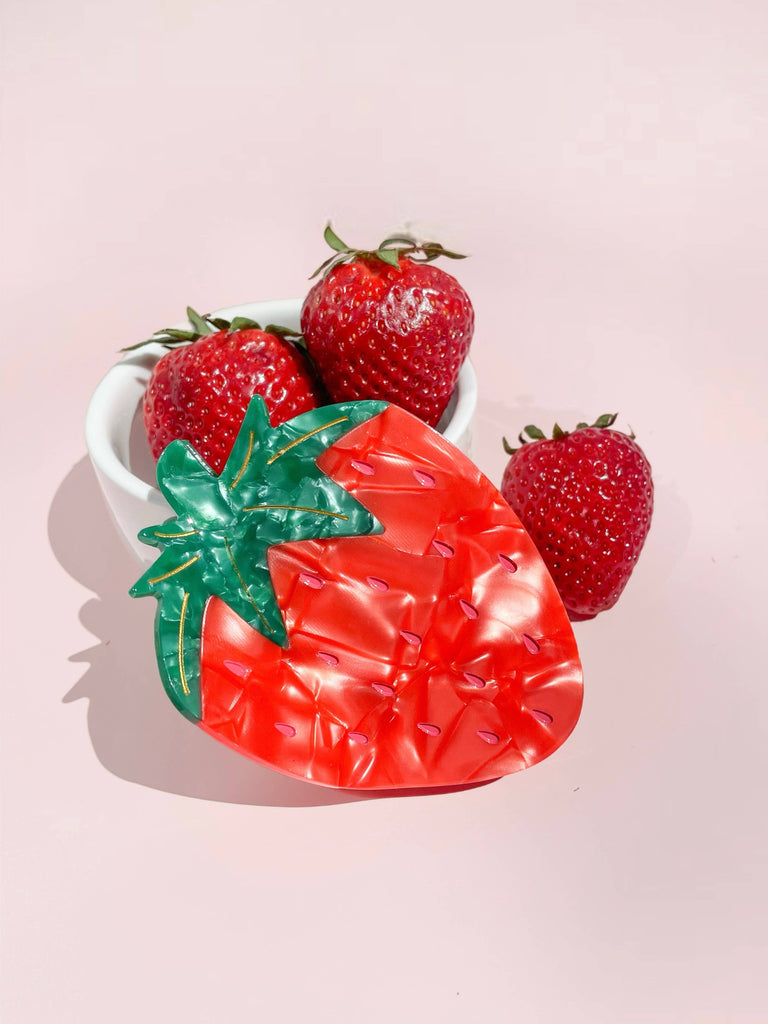 Strawberry Claw Clip