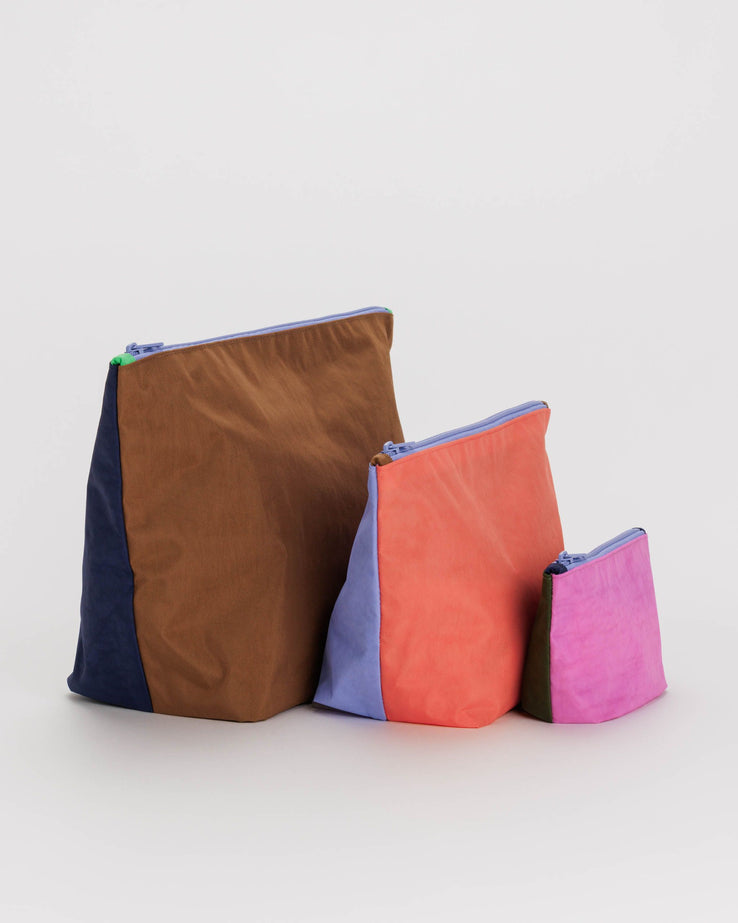 NEW Baggu Deadstock Go Pouch Set in Summer online Camp