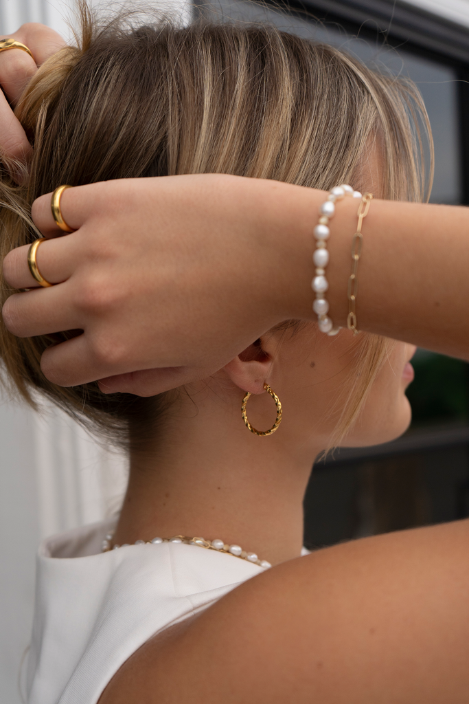 May Martin - Amber Hoops