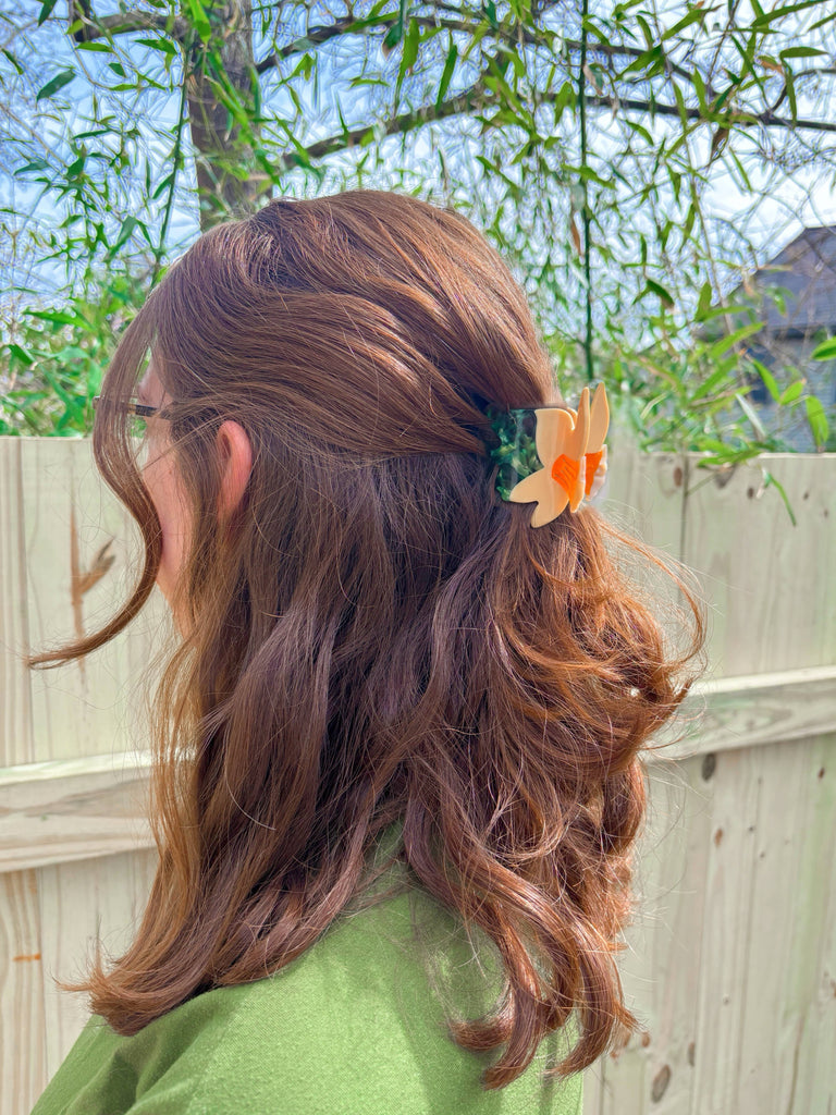 Daffodil Claw Clip