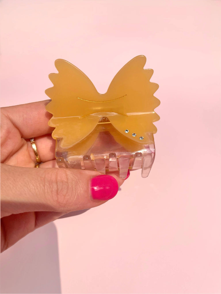 Pasta Claw Clip - Bowtie Pasta Hair Claw