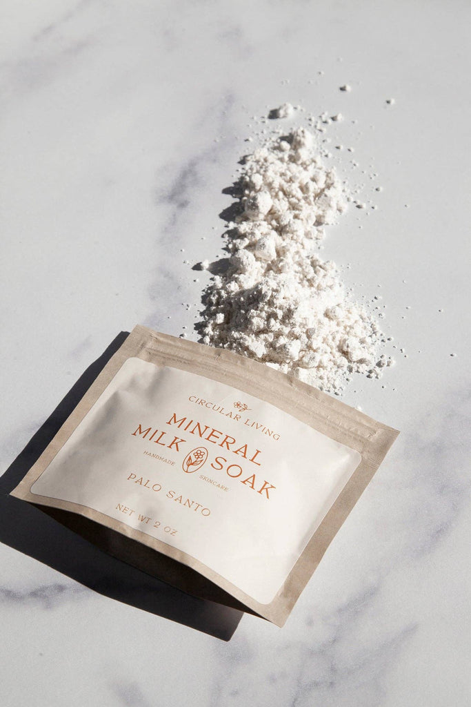 Circular Living - Mineral Milk Soak Sachet, Palo Santo