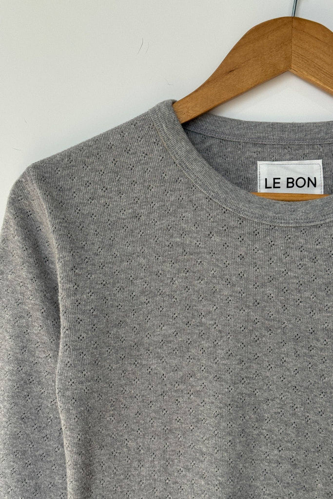 Le Bon Shoppe - Pointelle Fundamental Tee