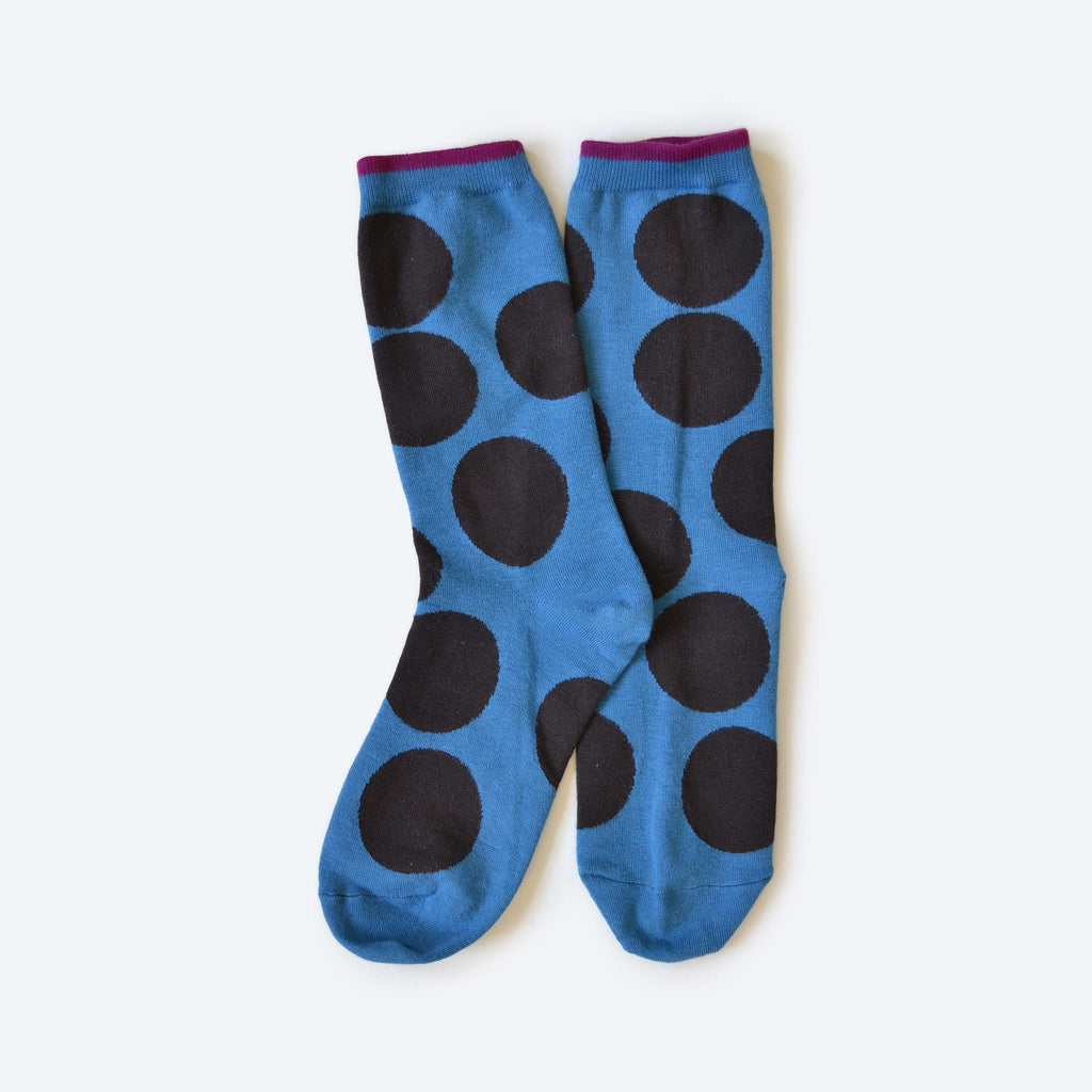 Hooray Sock Co. - Big Dot Blue Sock
