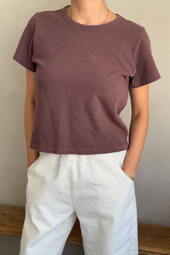 Le Bon Shoppe - The Little Boy Tee - Espresso Brown