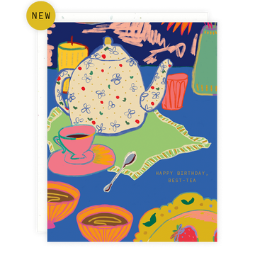 Someday Studio - Best-Tea Birthday Greeting Card