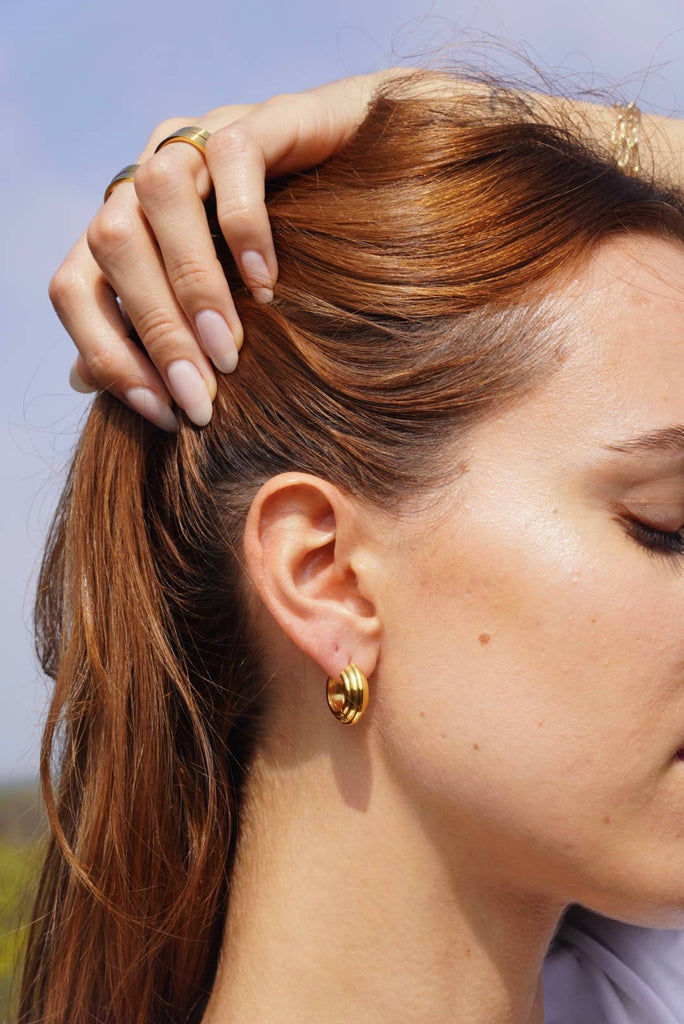 Cassidy Gold Hoops