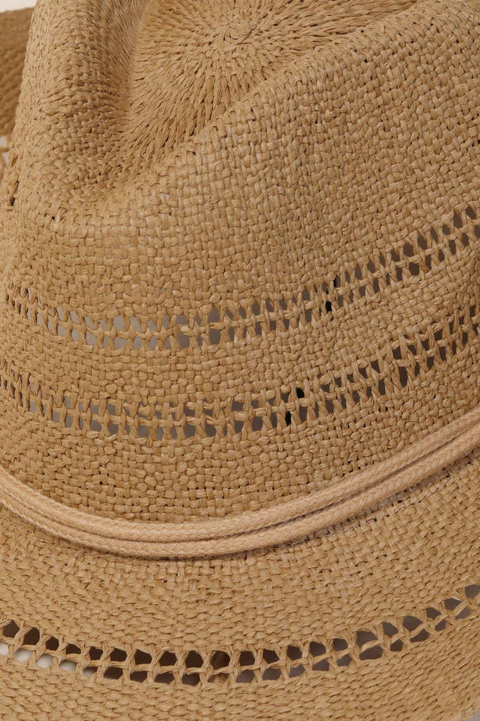 Straw Weave Western Cowboy Hat