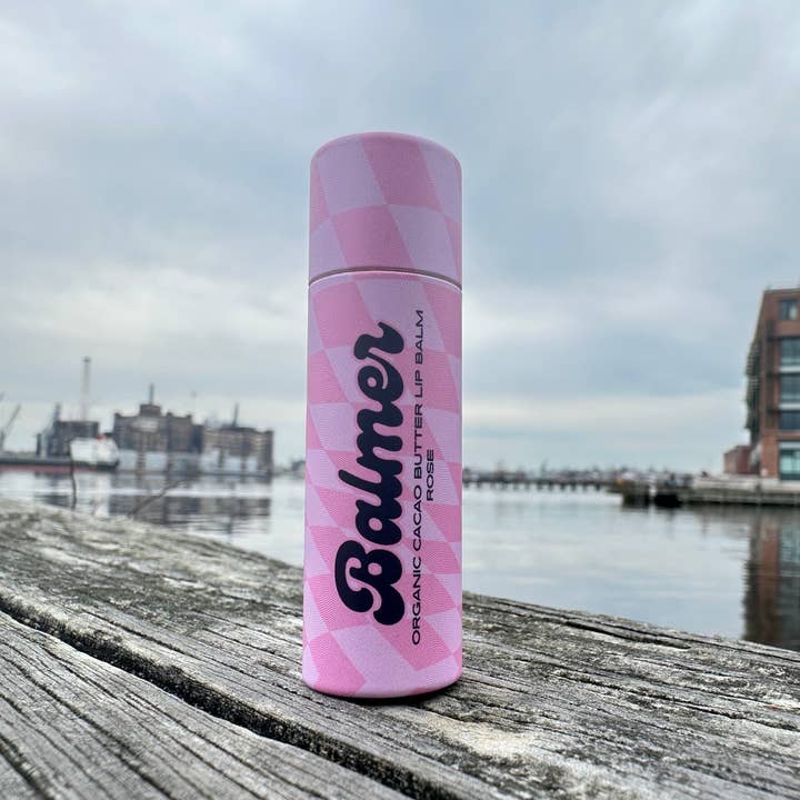 Balmer - Cacao Butter Lip Balm - Rose Lip Balm