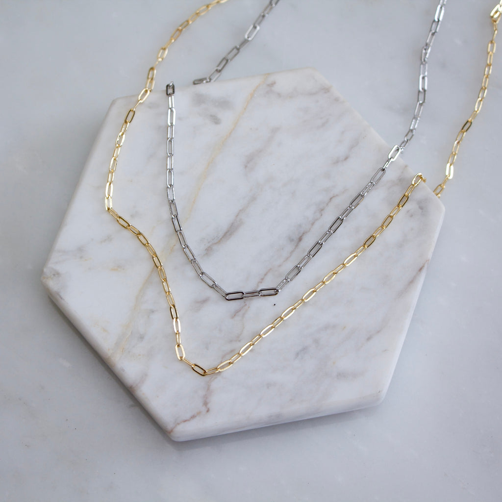 Mini Paperclip Necklace