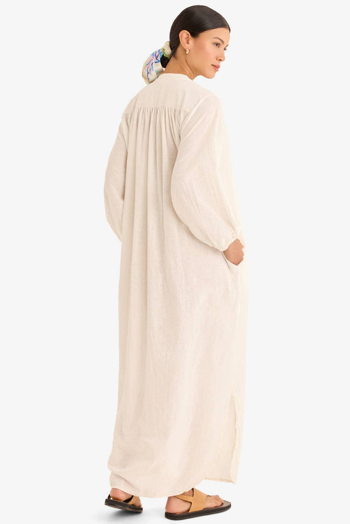 Marché - The Leah Dress in Ecru
