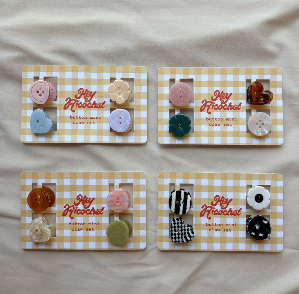Hey Ricochet - Button Mini Claw Set
