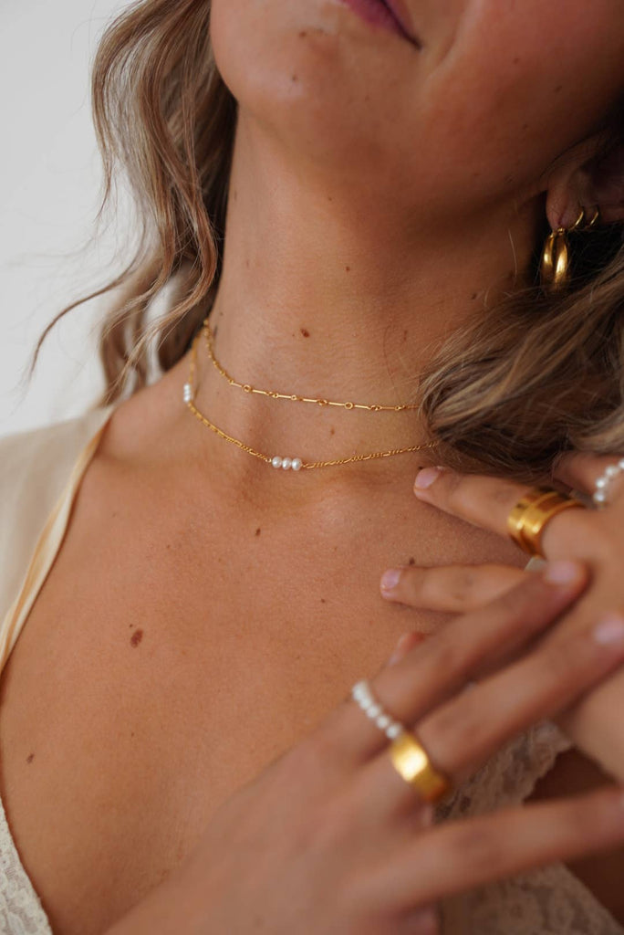 May Martin - Jasmine Necklace - Pearl