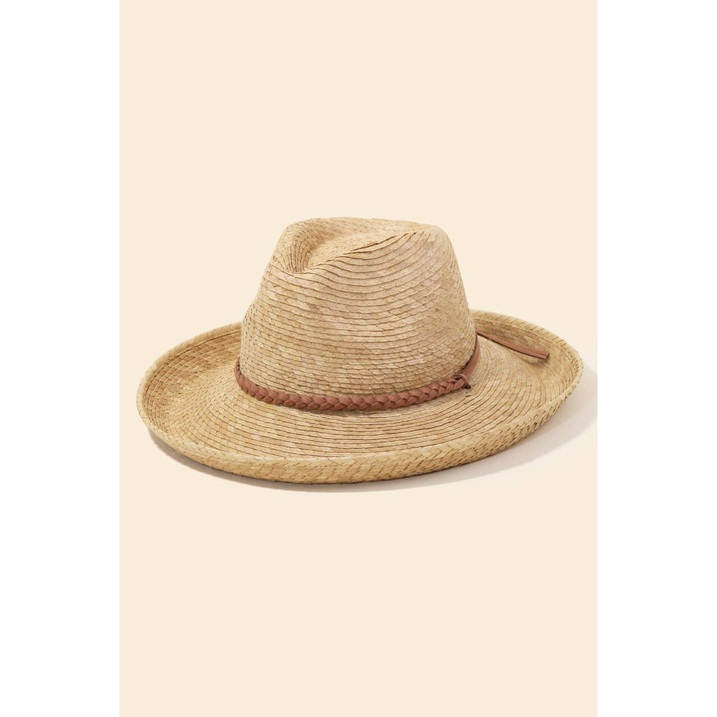 Straw Braided Western Hat