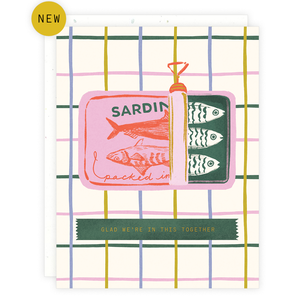 Someday Studio - Sardines Greeting Card
