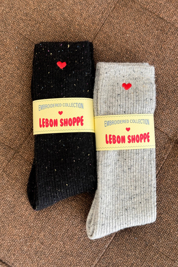 Le Bon Shoppe - Embroidered Snow Socks