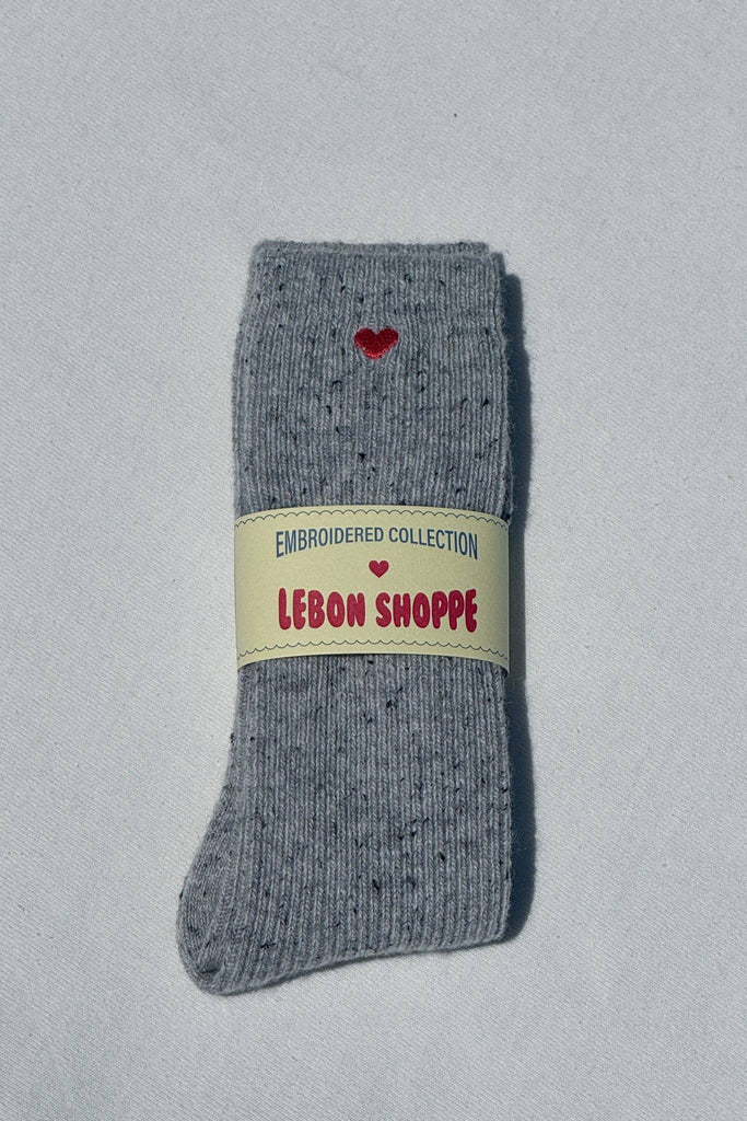 Le Bon Shoppe - Embroidered Snow Socks