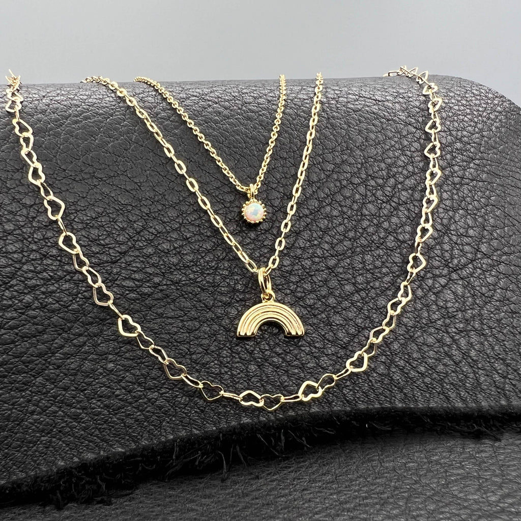 Dainty Opal Necklace