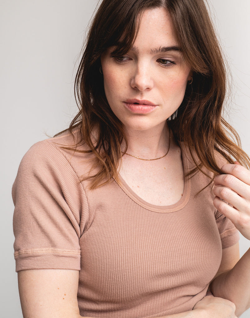 Rawson Berlin Tee Vintage Ribbed Knit T-Shirt