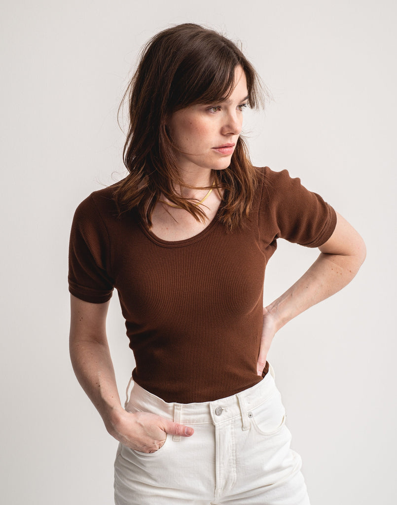 Rawson Berlin Tee Vintage Ribbed Knit T-Shirt