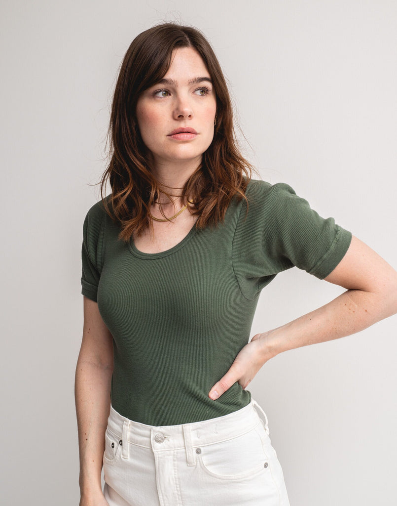 Rawson Berlin Tee Vintage Ribbed Knit T-Shirt