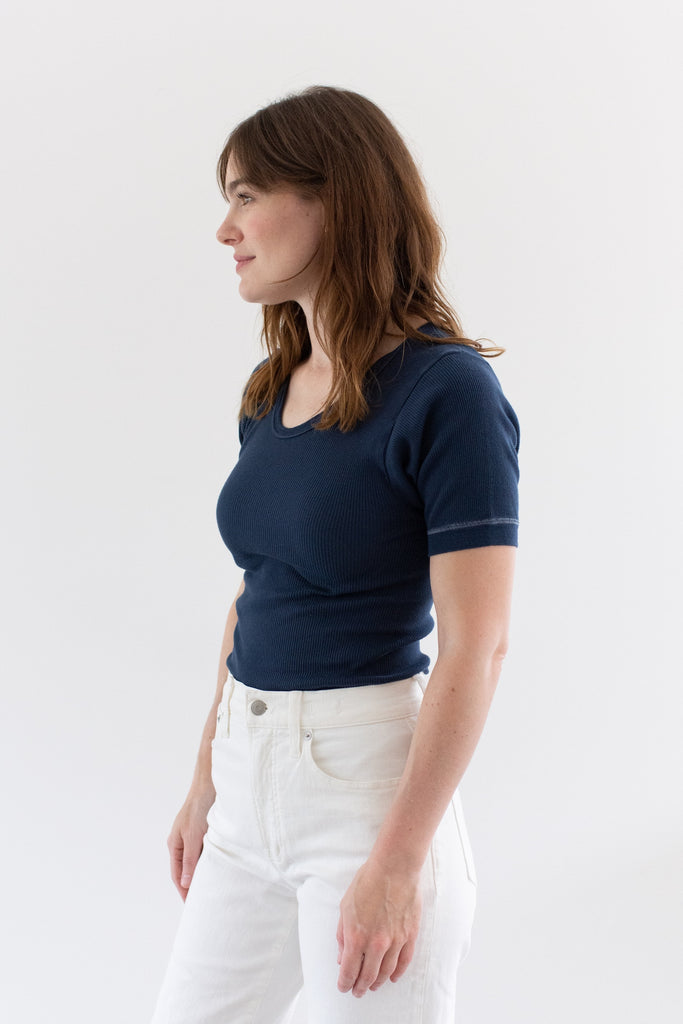 Rawson Berlin Tee Vintage Ribbed Knit T-Shirt