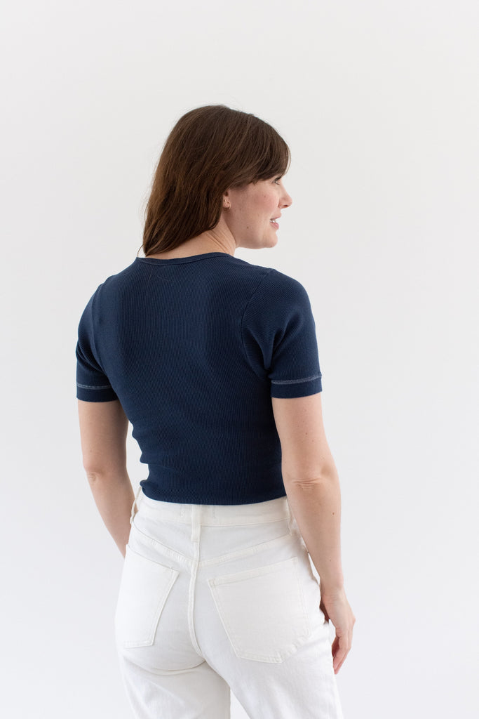 Rawson Berlin Tee Vintage Ribbed Knit T-Shirt