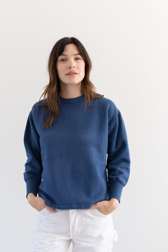 Rawson Vintage Workwear Blue Crew French Sweatshirt