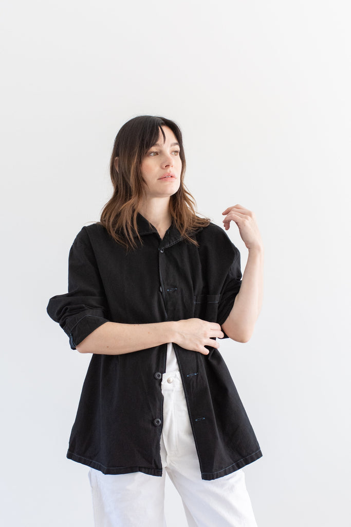 Rawson Illustrator Shirt - Upcycled Button Top