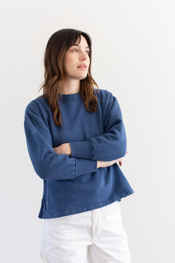 Rawson Vintage Workwear Blue Crew French Sweatshirt