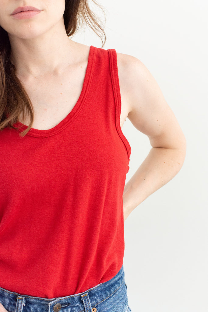 Rawson The Cadaqués Vintage Tank Tomato Red