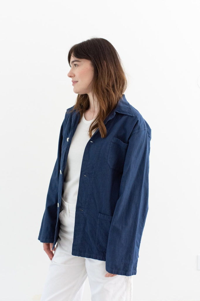 Rawson Vintage Overdye Cotton Toulouse Jacket - Sailor Jacket - Lightweight Shacket