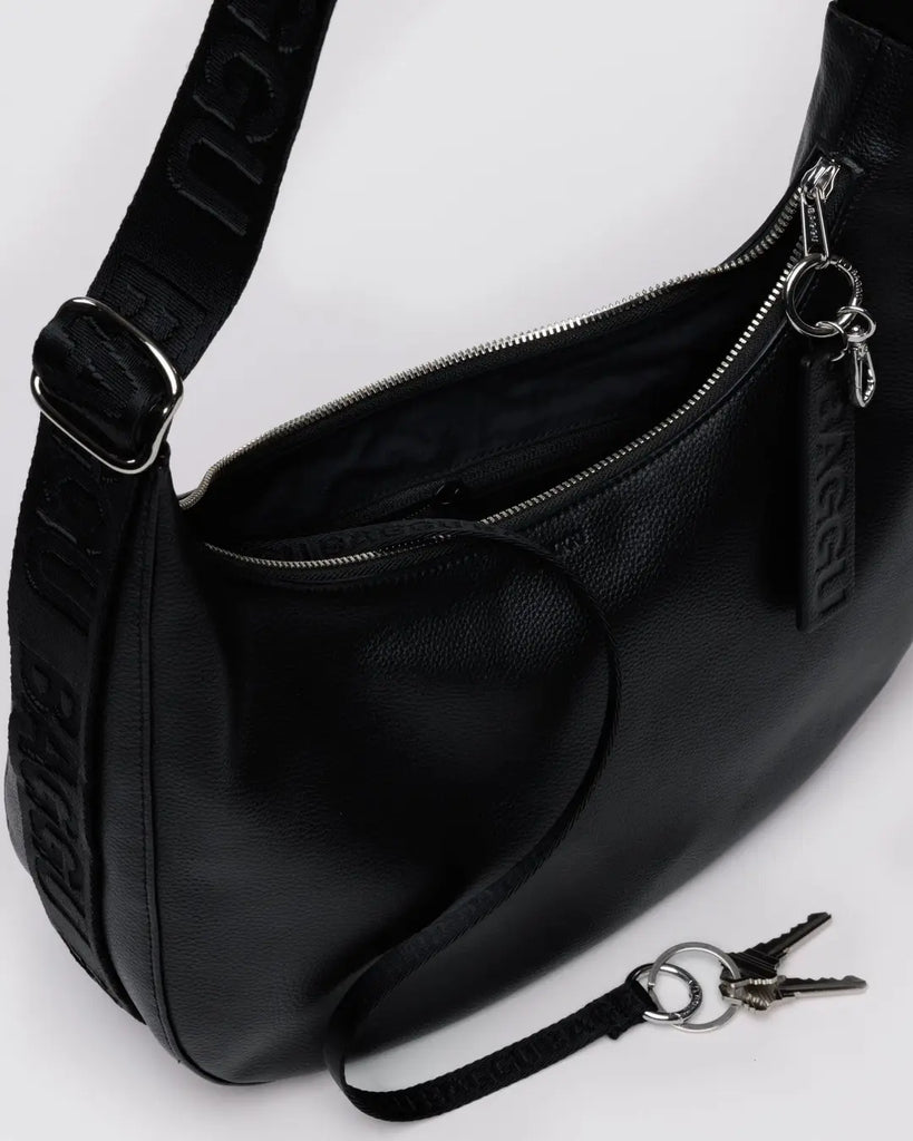 Baggu Medium Recycled Leather Crescent Bag