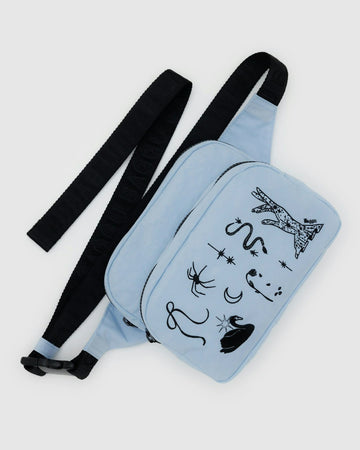 Baggu Fanny Pack Embroidered Ballet Icons