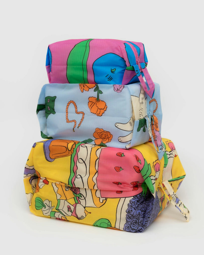 Baggu 3D Zip Set Still Life