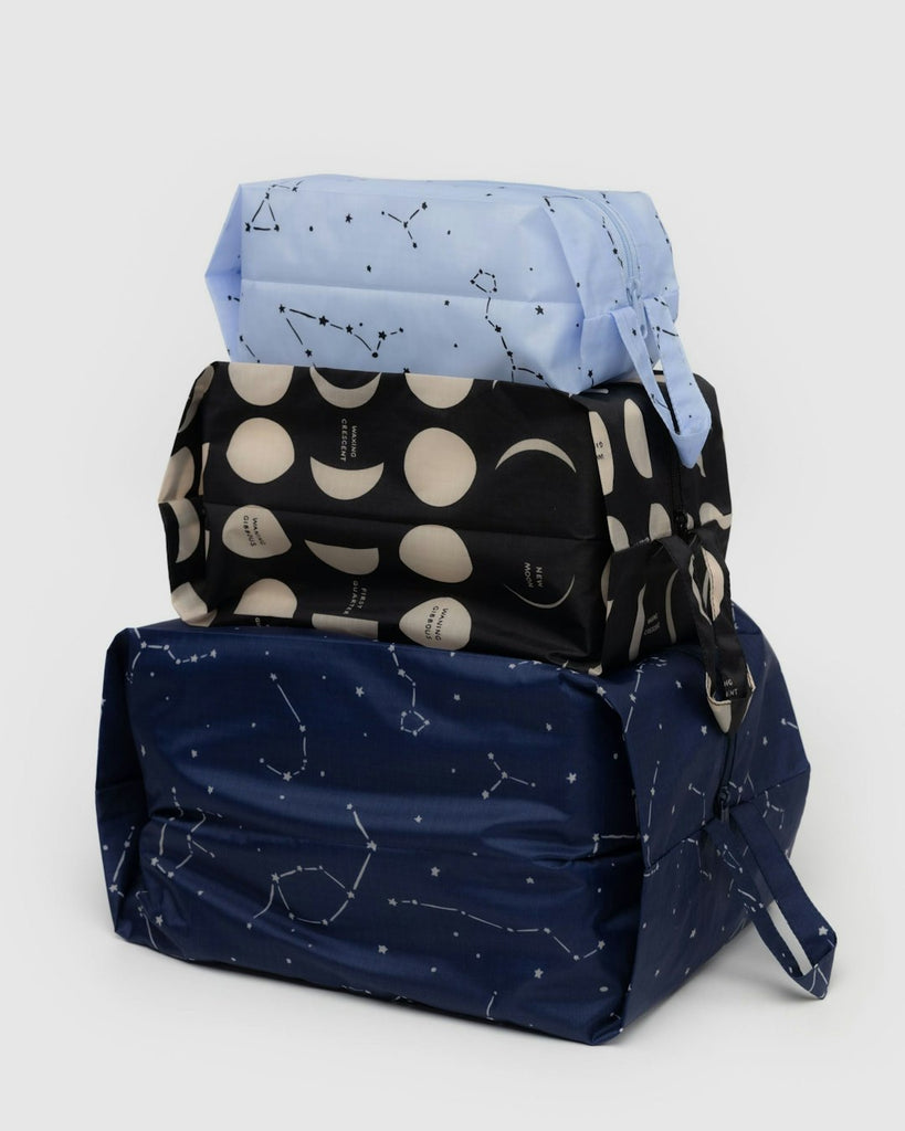 Baggu 3D Zip Set Night Sky