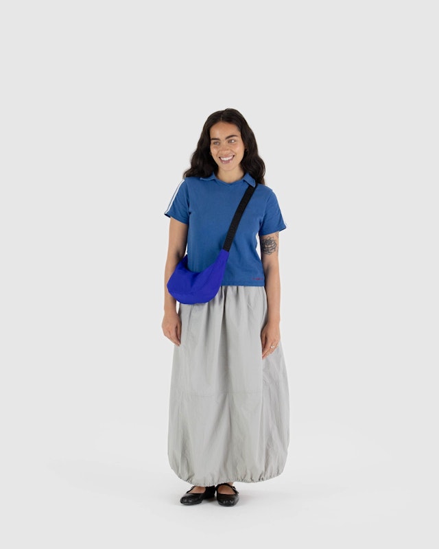 Baggu Small Nylon Crescent Bag - Lapis