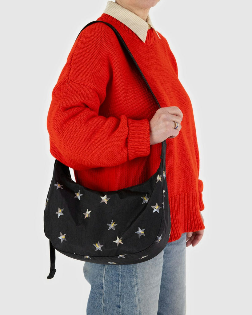 Baggu Medium Nylon Crescent Bag Stars